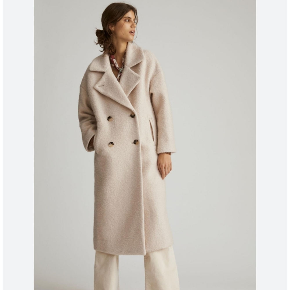 Anthropologie Boucle Cocoon Coat Size 2X
